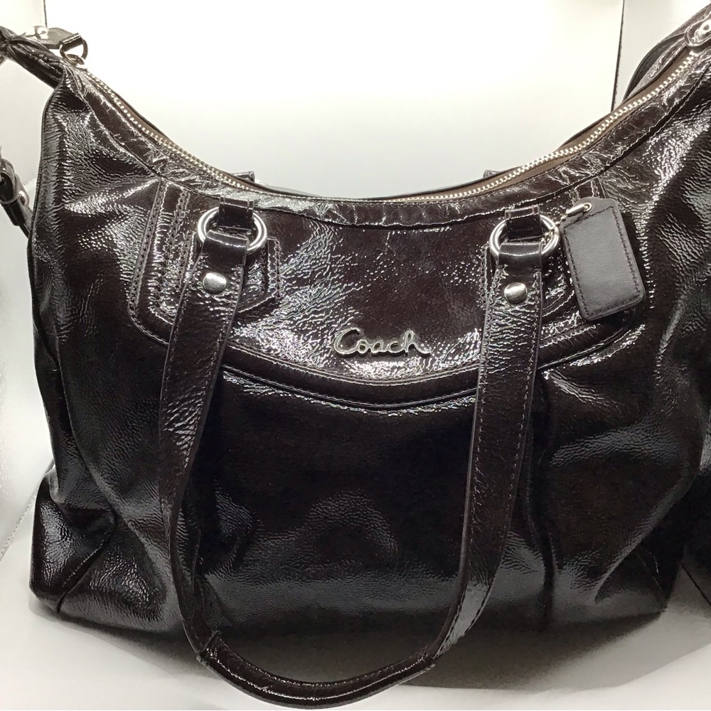 Coach Shiny Black Women's Bag